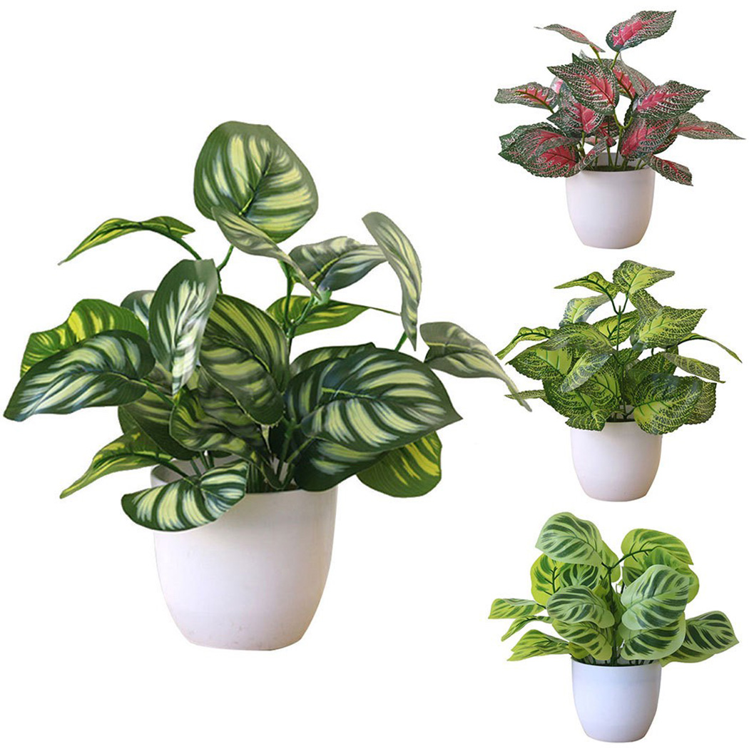 Badminton Live - 1pc bonsaï artificiel fleur feuillage plante