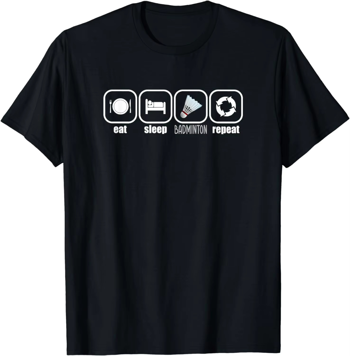 T-shirt graphique unisexe déco - Badminton China avis et prix