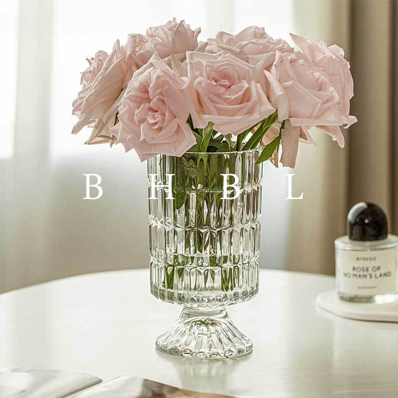 Vase en verre gaufré pour déco - Badminton Live avis et prix