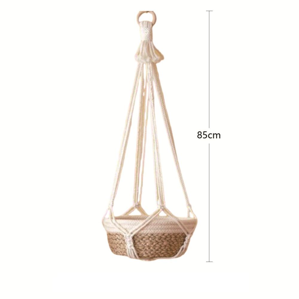 Porte-plante en macramé beige  - Badminton Live avis et prix