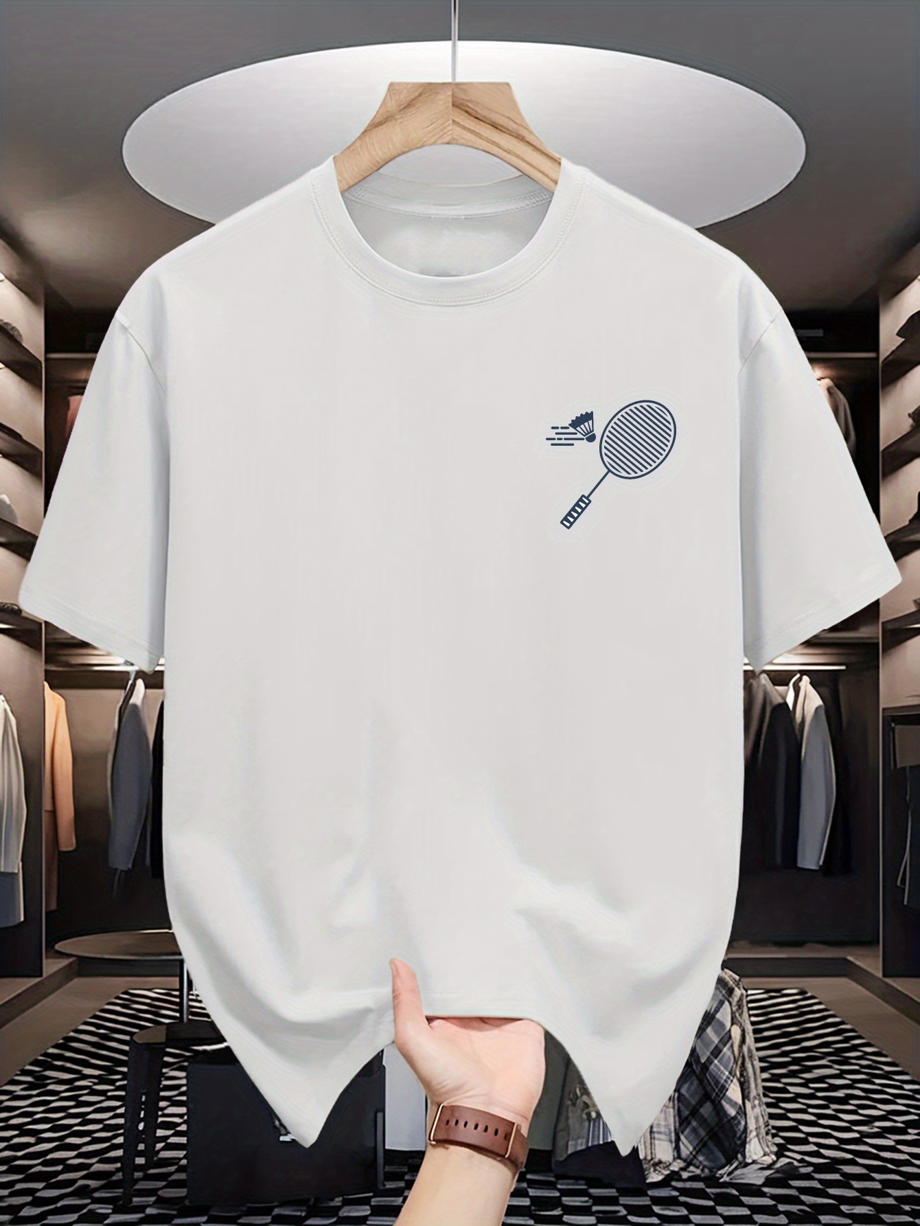 T-shirt à col rond pour homme, - Badminton China avis et prix